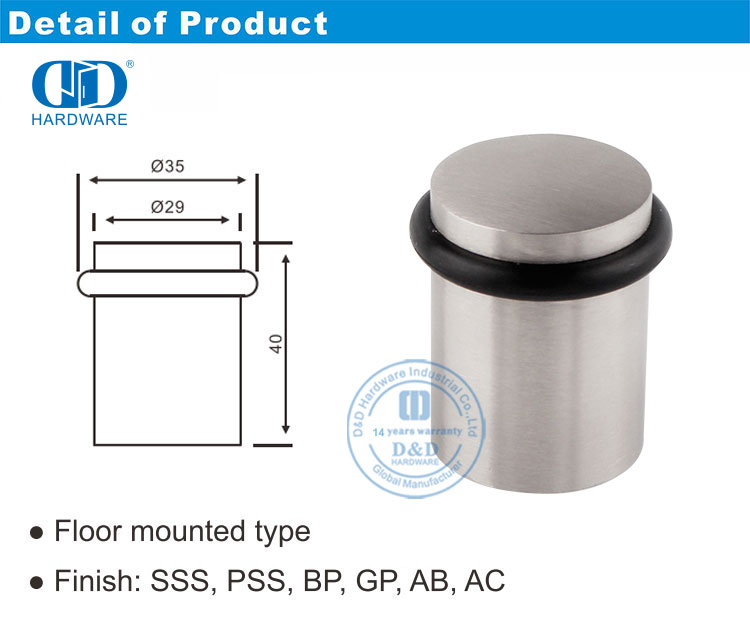 Hospital Door Stop Holder Soporte para tope de puerta de hospital