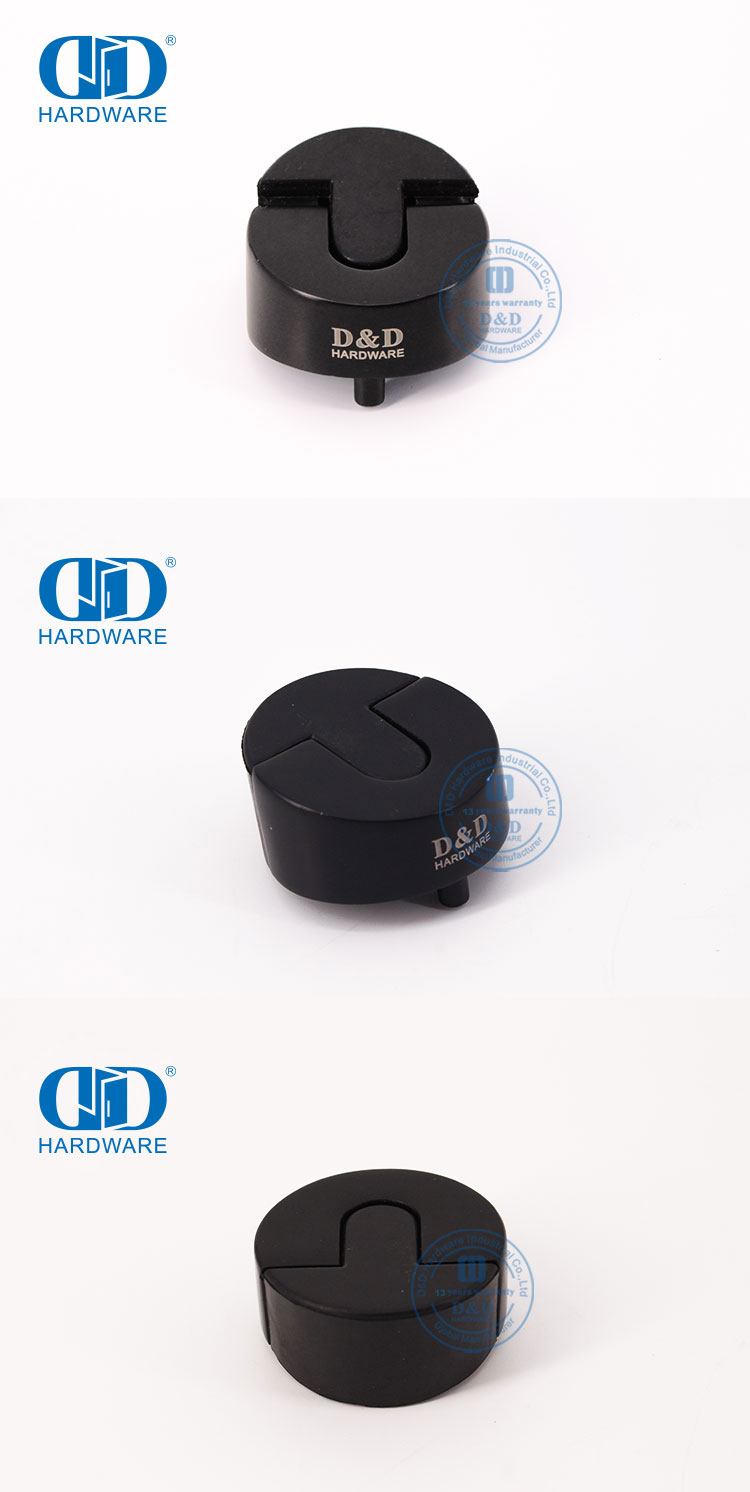 Matt Black Door Stopper Tope de puerta negro mate