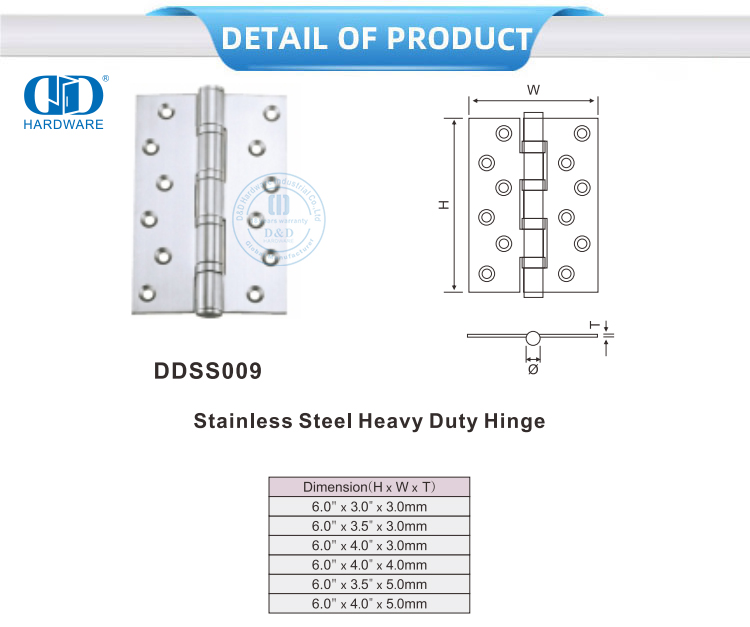 heavy duty door hinges bisagras de puerta resistentes