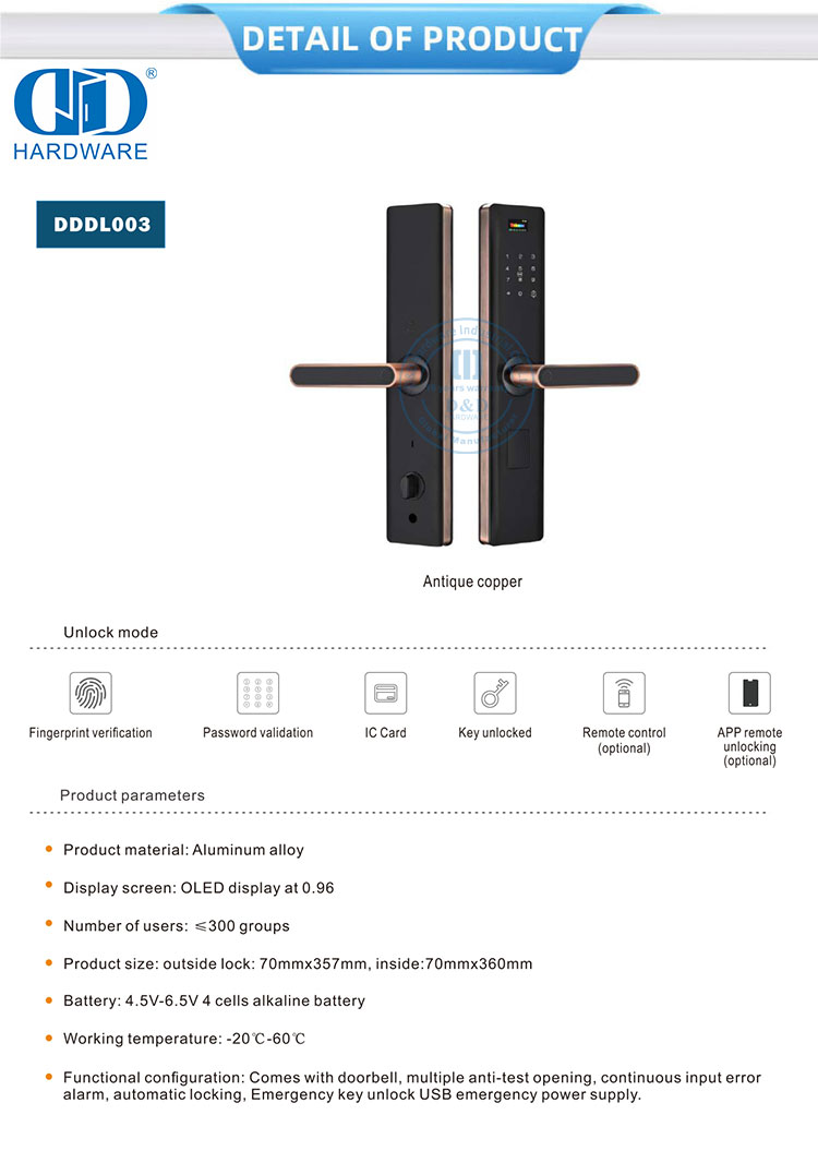 Automatic Door Lock Cerradura automática de puerta