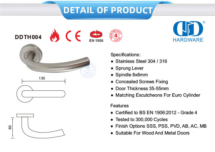 Silver Lever Handles Manijas de palanca plateadas