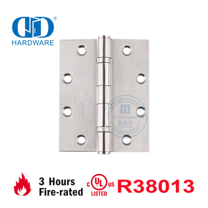 Bisagra de puerta de embutir de esquina cuadrada UL con clasificación de fuego de alta seguridad -DDSS005-FR-5x4x3.4mm