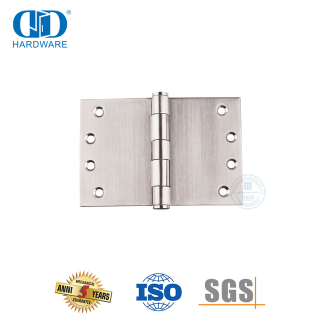 Bisagra de tiro ancho de proyección duradera de acero inoxidable para puerta grande-DDSS049-100x150x3.4mm