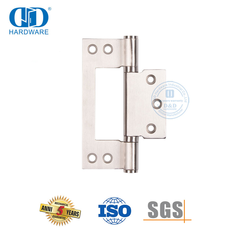 Bisagra empotrada de acero inoxidable para puerta principal de alta calidad-DDSS027-B