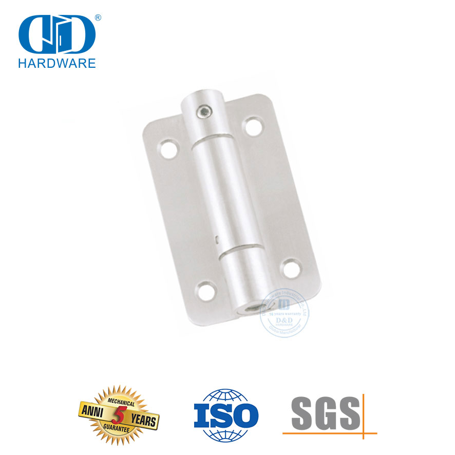 Bisagra de acción simple de acero inoxidable con herrajes para puertas de metal de buena seguridad y alta resistencia-DDSS035