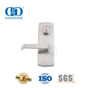 Manija de puerta de alta resistencia con función de aula con llave y ajuste de palanca-DDPD018-SSS