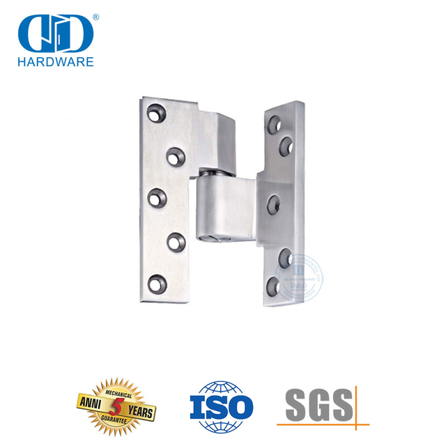 Hardware de puerta de metal Bisagra de pivote de tipo seguro duradero de acero inoxidable-DDSS067
