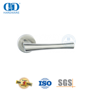 Manija de puerta de entrada sólida de acero inoxidable de buena calidad de diseño clásico-DDSH045-SSS