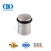 Herrajes para puertas de hospital Soporte de tope de puerta de acero inoxidable satinado de caucho negro-DDDS011-SSS