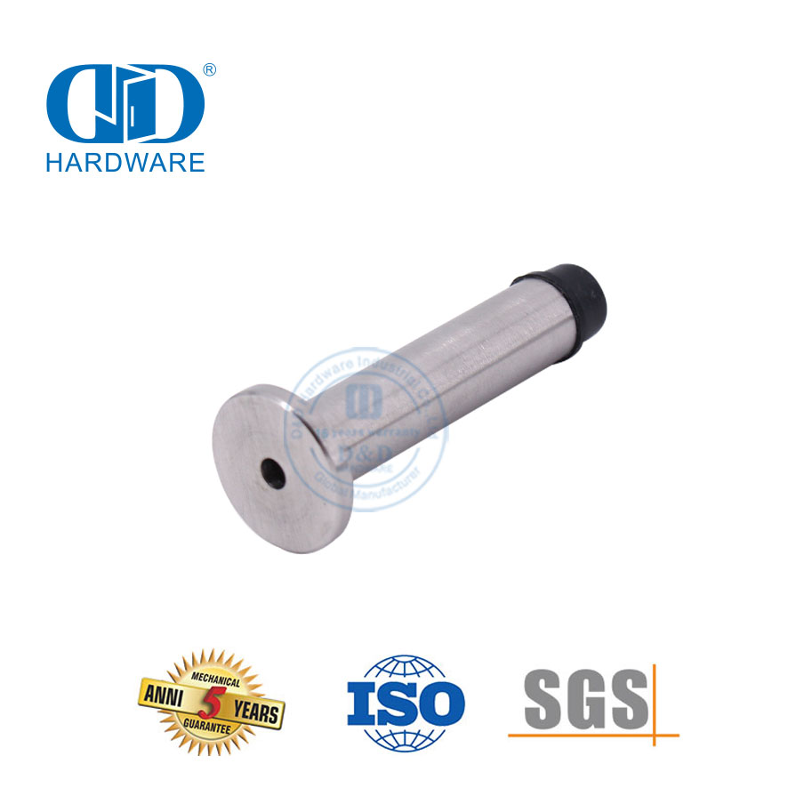 Protector de puerta montado en la pared Tope de puerta anticolisión de acero inoxidable-DDDS015-B-SSS