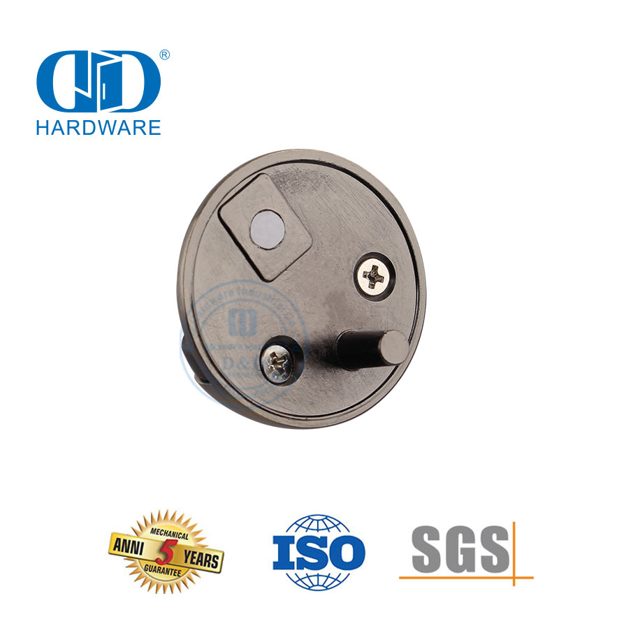 Tope de puerta tipo montado en el piso de latón antiguo para puerta de dormitorio-DDDS004-AB