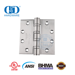 Puerta exterior Acero inoxidable BHMA ANSI Grado 1 Bisagra resistente-DDSS001-ANSI-1-4.5x4.5x4.6mm