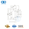 Bisagra empotrada de acero inoxidable para puerta principal de alta calidad-DDSS027-B