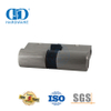 Cilindro doble de latón macizo de alta seguridad con llave con hoyuelos-DDLC021-70mm-SN