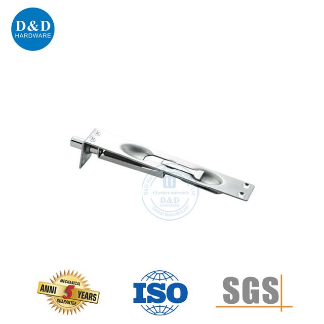 Accesorios para puertas de acero SUS 304 Pernos de seguridad para puertas delanteras-DDDB012-SSS