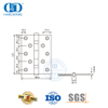 Bisagra de rodamiento de bolas de acero inoxidable de alta calidad-DDSS011-B