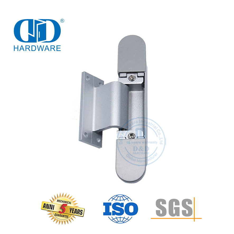 Bisagras ocultas ajustables de alta resistencia de aluminio de aleación de zinc para puertas-DDCH017