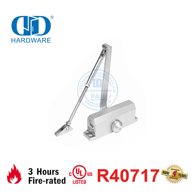 Cerrador de hardware para puerta con clasificación UL y resistencia al fuego garantizada-DDDC018