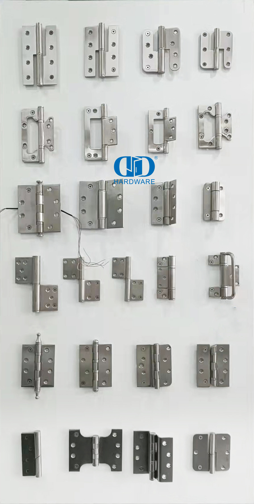 Bisagra de seguridad única de hardware de puerta de metal de acero inoxidable de cinco nudillos-DDSS015-B