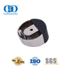 Herrajes para puertas de metal con acabado en cromo satinado, soporte para puerta redonda de piso-DDDS006-SC
