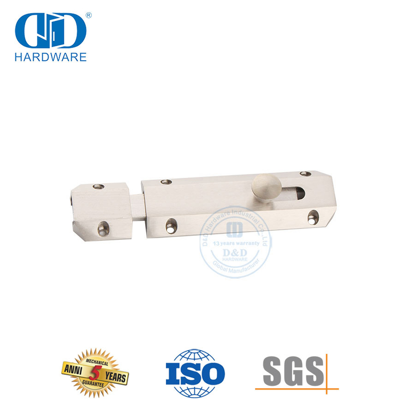 Hardware de construcción Cerradura de perno de puerta Perno de barril de montaje empotrado-DDDB017-SNP