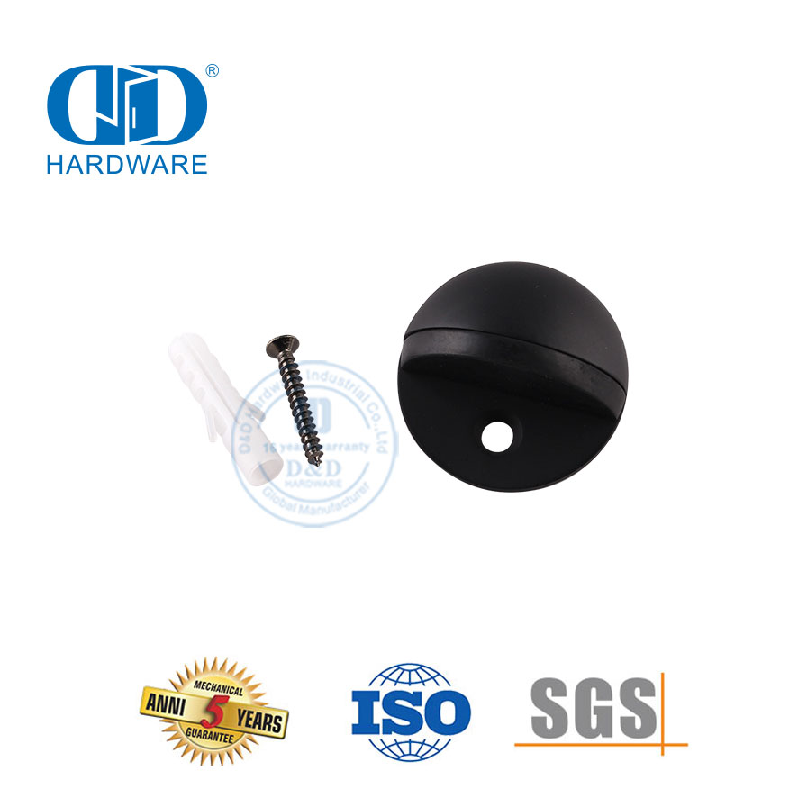 Tope de puerta montado en el piso con forma de cúpula hemisférica de aleación de zinc-DDDS004-MB