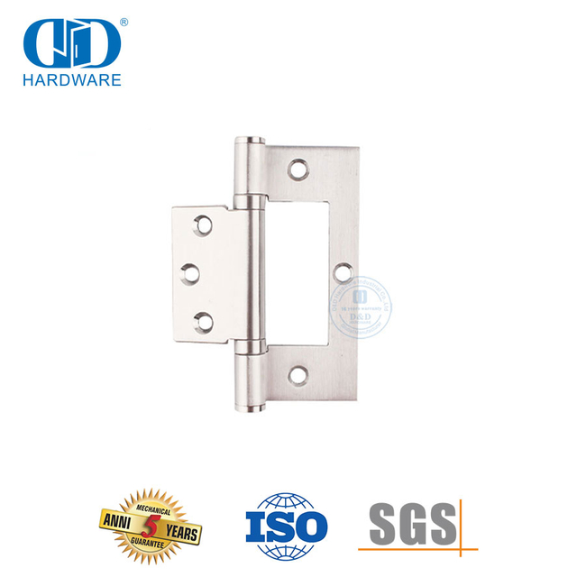 Bisagra de puerta sin embutir de fácil instalación estilo australiano de acero inoxidable-DDSS059