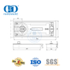 Accesorio de parche para puerta de vidrio Bisagras cargadas Accesorios Piso Spring-DDFS001