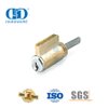 Cilindro de palanca con perilla de latón macizo para cerradura de embutir estándar americano-DDLC017-29mm-SN
