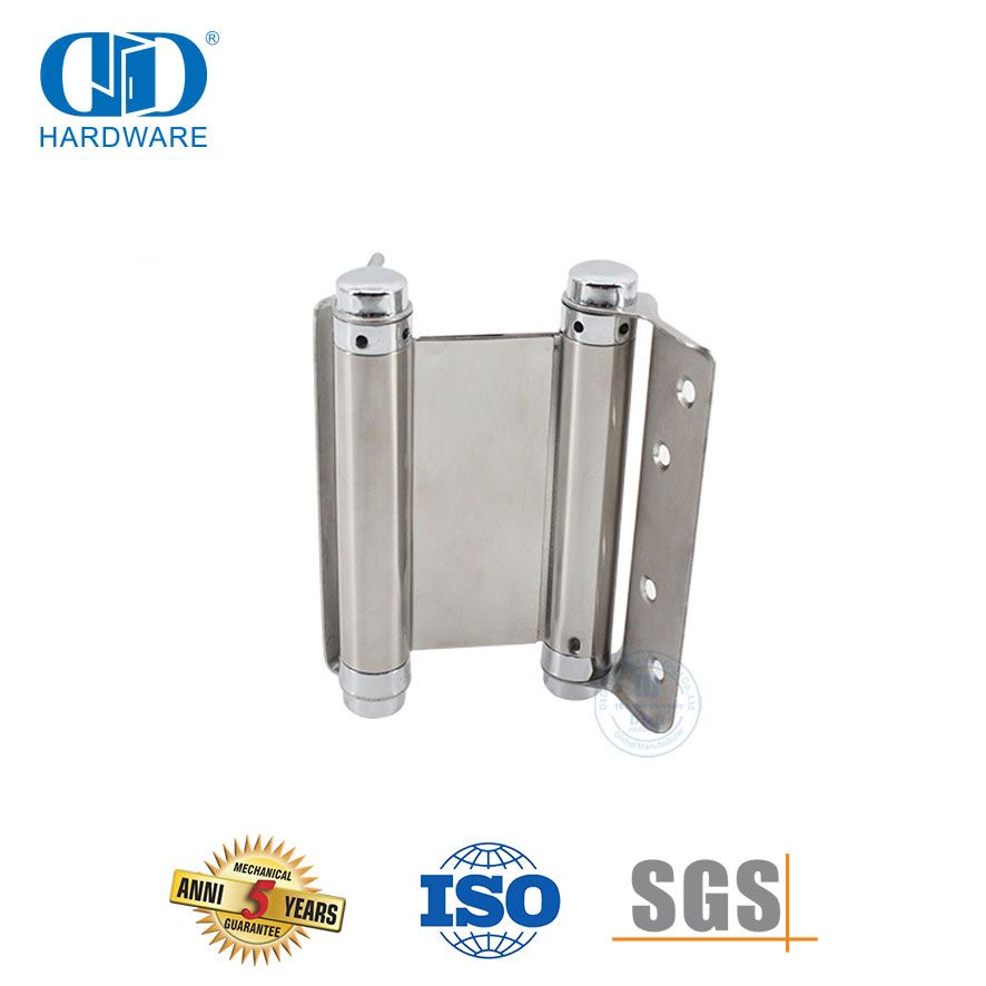 Accesorios de herrajes para puertas Bisagra de puerta con resorte de doble acción de acero inoxidable-DDSS038