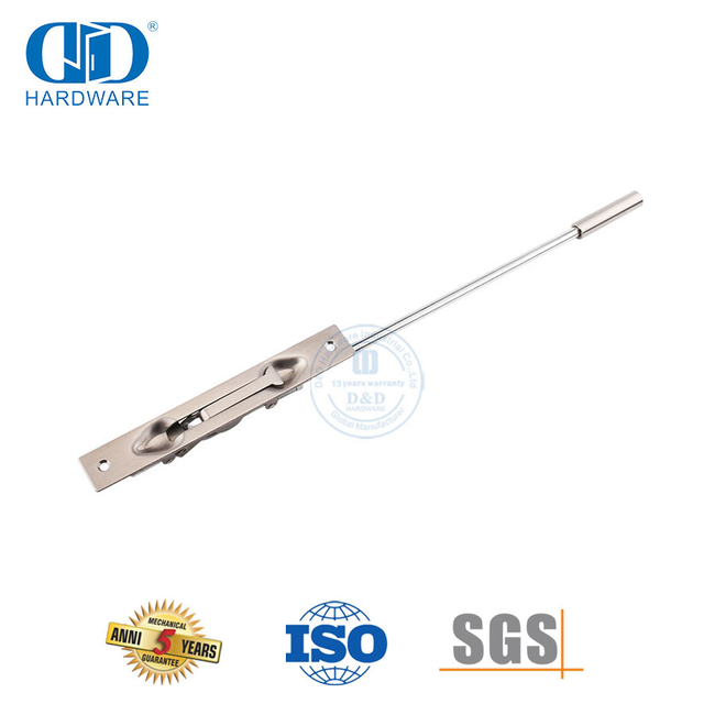 Perno de varilla de extensión al ras de hardware de puerta de metal de acero inoxidable 304-DDDB011-SSS