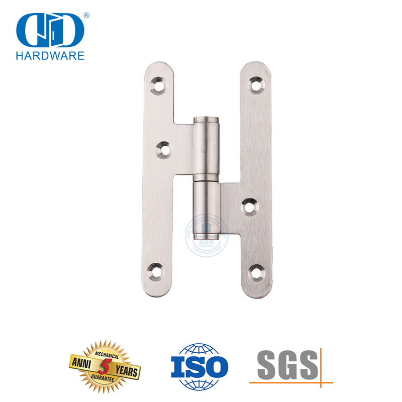 Bisagra H de esquina redonda de buena seguridad para puerta de metal de acero inoxidable-DDSS019