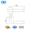 Manija de puerta de palanca de alto grado de hardware de construcción comercial de estilo europeo-DDTH021-SSS