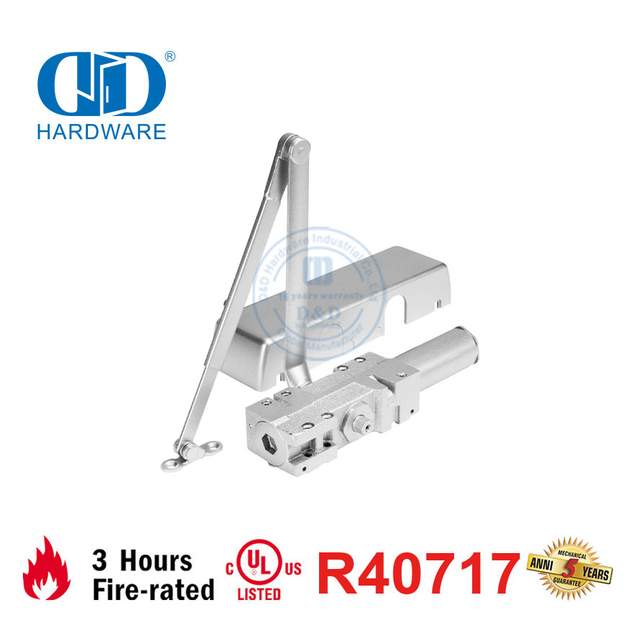 Certificación ANSI UL10C Cierrapuertas contra incendios de alta resistencia con dos velocidades ajustables-DDDC044