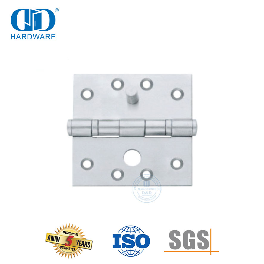 Bisagra de seguridad única de hardware de puerta de metal de acero inoxidable de uso amplio-DDSS015