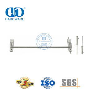 Dispositivo de pánico de tipo vertical Hardware de salida de pánico Barra de empuje de pánico-DDPD010-SSS