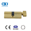 Cilindro de llave de perilla de hardware de puerta de madera con certificación EN 1303-DDLC004-70mm-SB