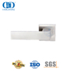 Manijas de palanca sólidas de herrajes para puertas de metal de estilo europeo de alta calidad-DDSH058-SSS