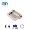 EN 1303 Cilindro de media cerradura de latón macizo con llave normal-DDLC010-45mm-SN