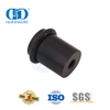 Topes de puerta de piso de acero inoxidable con forma cilíndrica y acabado en negro mate-DDDS011-MB