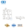 Bisagra de elevación de hardware de puerta principal de acero inoxidable-DDSS020