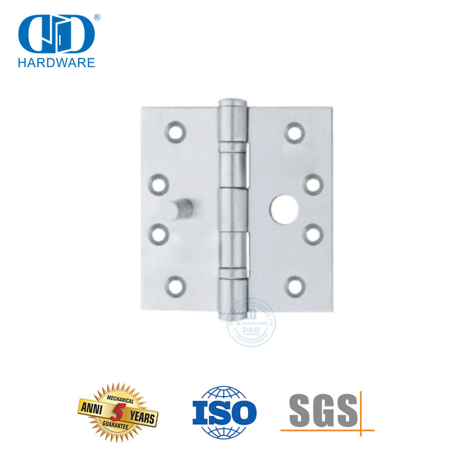 Bisagra de seguridad única de hardware de puerta de metal de acero inoxidable de uso amplio-DDSS015