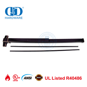 Cerradura de puerta de escape de hardware de salida de pánico vertical UL 305 de acero inoxidable-DDPD027-ORB