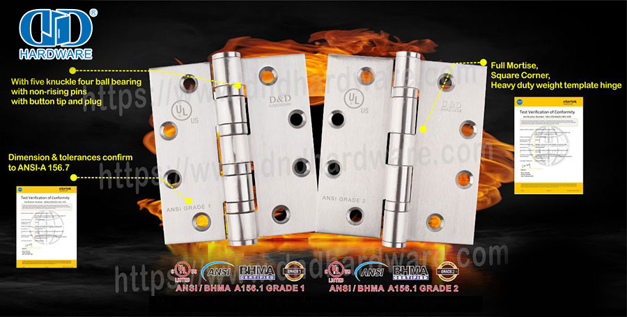 Bisagra de puerta SS304