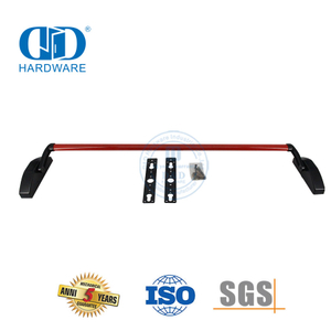 Hardware de salida de barra transversal táctil de acero que combina con cerradura de embutir-DDPD033