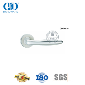 Manija de palanca hueca de fundición de estilo europeo de acero inoxidable para proyecto Stadium-DDTH036-SSS
