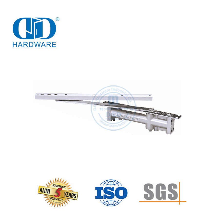 Hardware de puerta de aluminio de alta calidad Cierrapuertas oculto ajustable-DDDC005