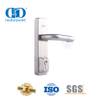 Embellecedor de palanca de escudo de cerradura de puerta con manija empotrada de acero inoxidable-DDPD015-SSS