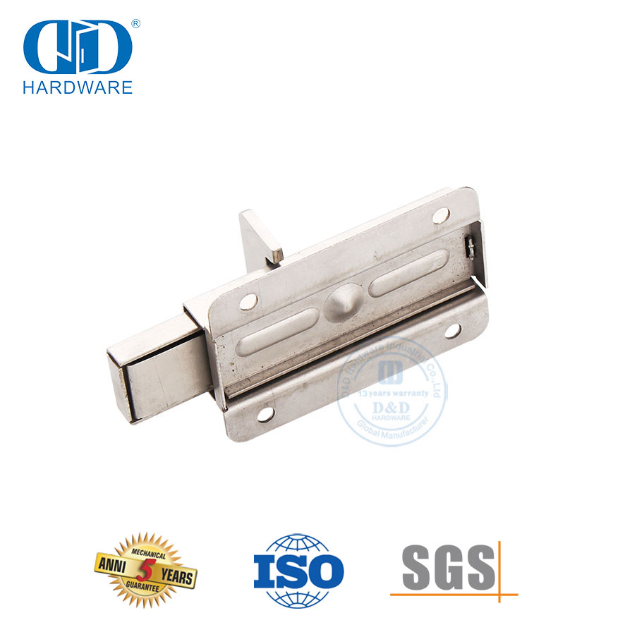 Perno de puerta al ras de puerta corrediza de tubo cuadrado de alta calidad-DDDB013-SSS