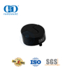 Tope de puerta de tiro de goma tipo montado en el piso negro mate de acero inoxidable 304-DDDS006-MB
